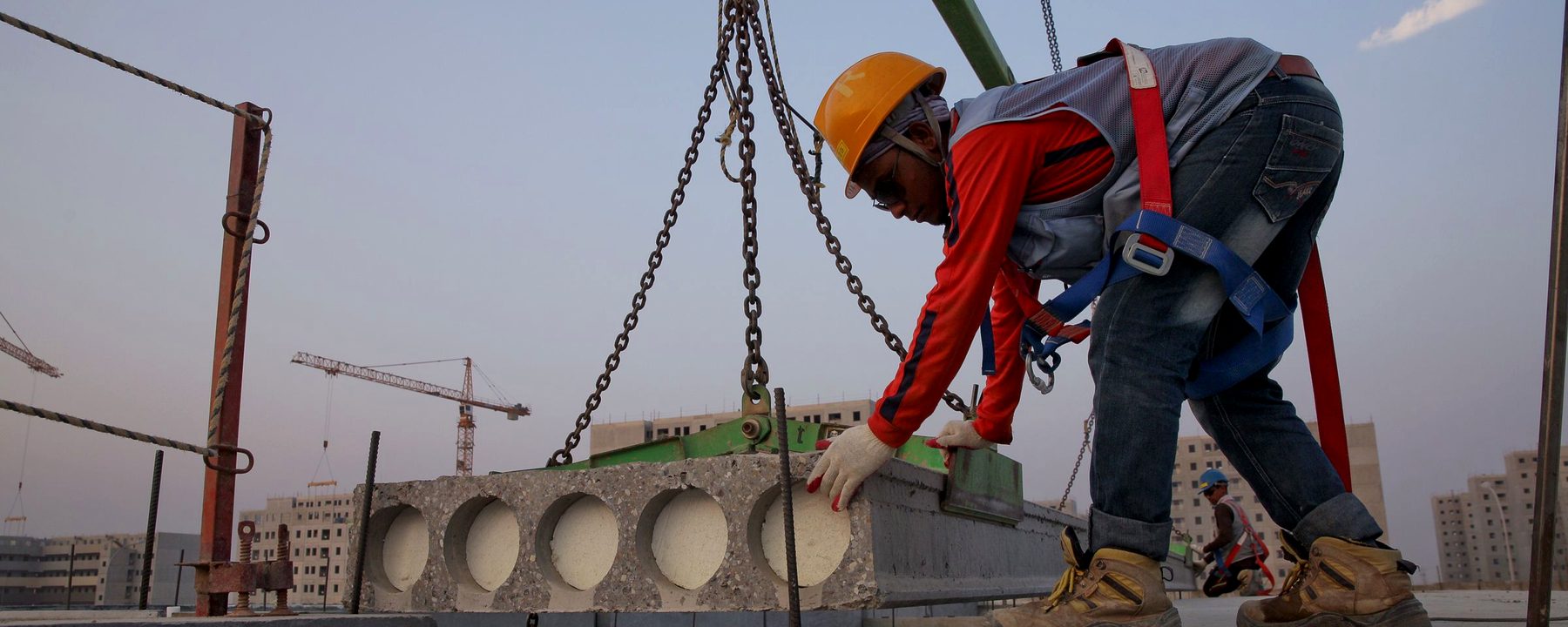 Hooks and Connectors in use on site