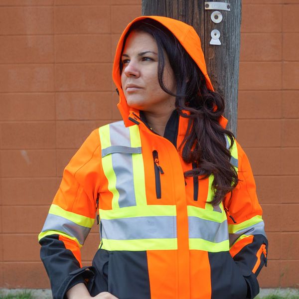 SB worker wearing hi-visibility safety gear